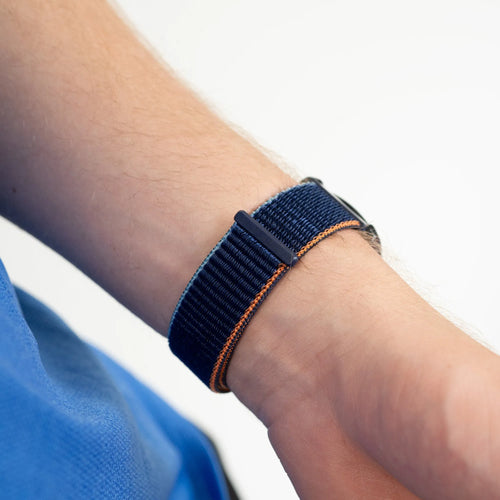 OnePlus Watch 3 nylon bandje (marine blauw)