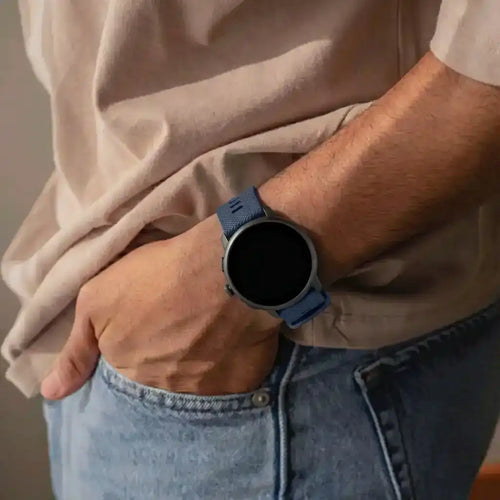 Watch Strap Premium Silicone 20mm - Quick Release (Dark Blue)