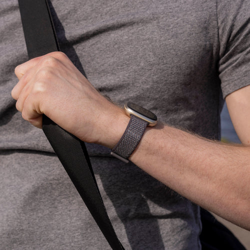 Nylon Strap, grey-green, lifestyle photo