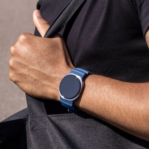 Samsung Galaxy Watch 8 - 40mm extreme silicone band (donkerblauw)