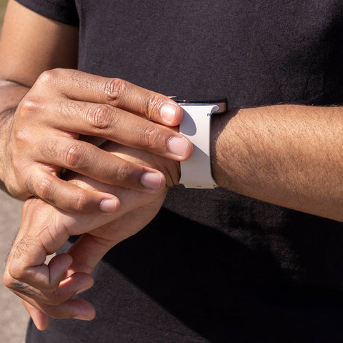 Samsung Galaxy Watch 8 - 40mm siliconen bandje (sterrenlicht)