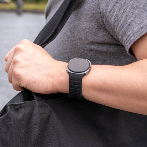Samsung Galaxy Watch 8 - 44mm outdoor siliconen bandje (zwart)