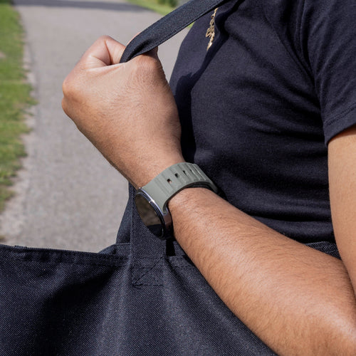 Samsung Galaxy Watch 9 - 40mm outdoor siliconen bandje (donkergroen)