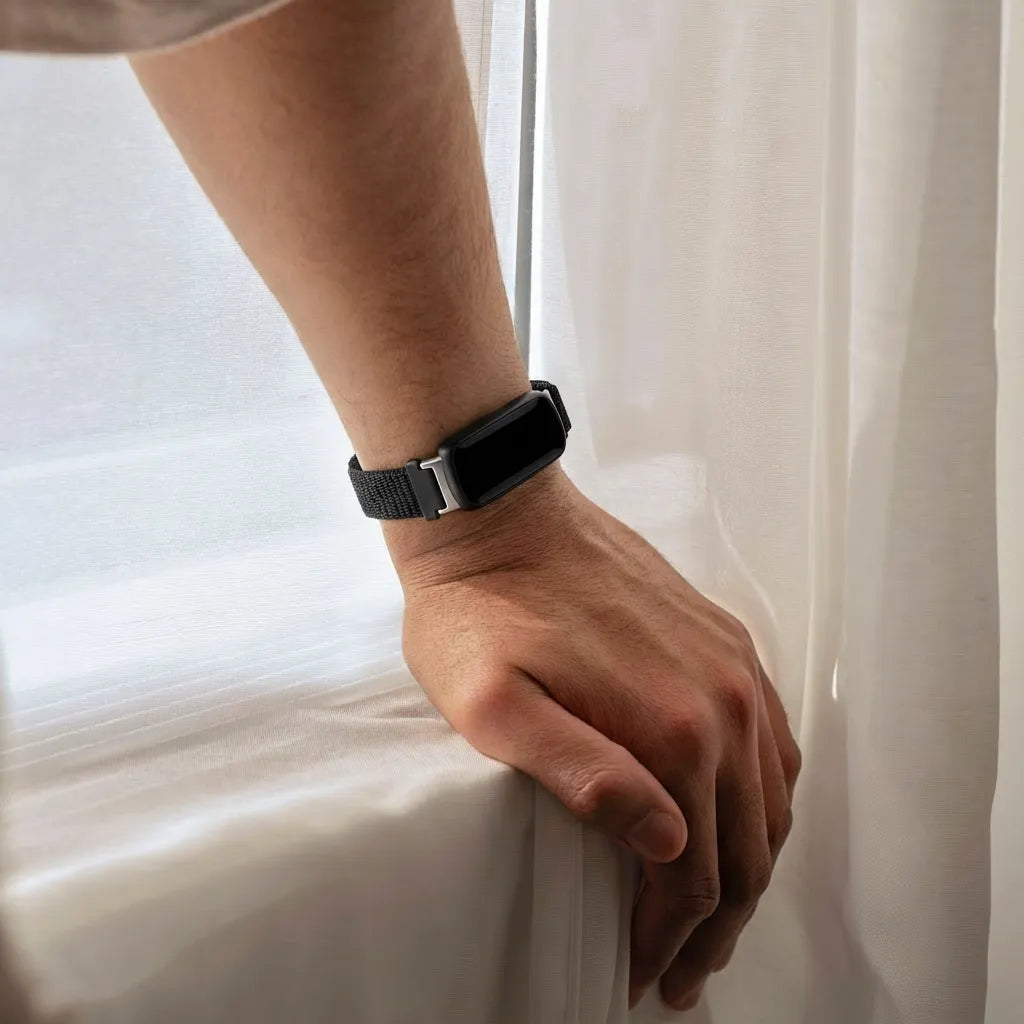 Fitbit Inspire 3 nylon bandje (zwart)