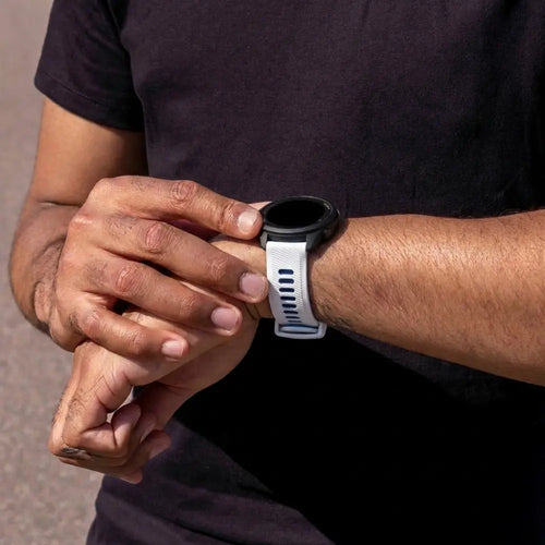 Garmin  Vivoactive 5 sport gesp bandje (wit/blauw)