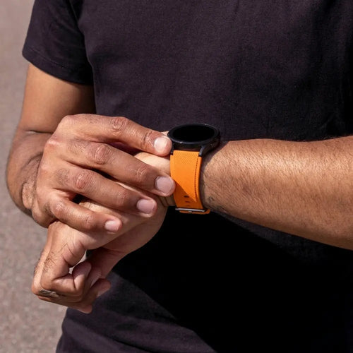 Samsung Galaxy Watch 4 - 44mm siliconen bandje (oranje)