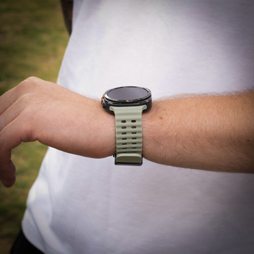 Samsung Galaxy Watch Ultra 2 Ocean bandje (grijs-groen)