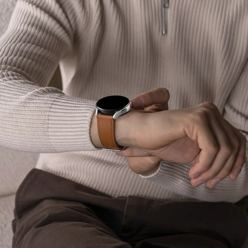 Redmi Watch 5 Active leren bandje (strak bruin)