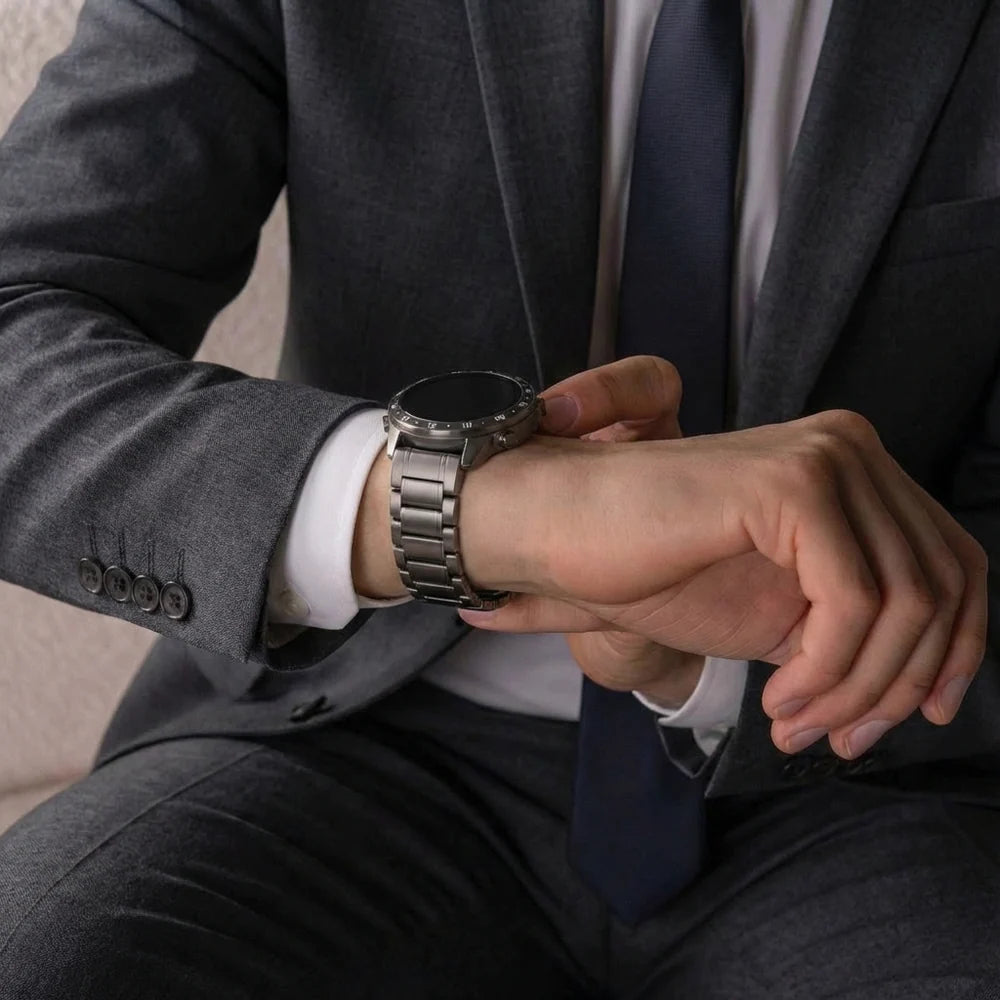 Garmin MARQ Premium Titanium Strap (Graphite)