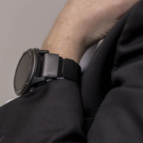 Garmin Fenix 8 - 47mm Milanese band (zwart)