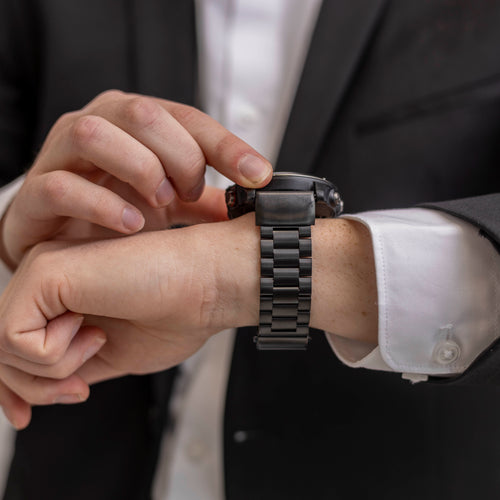 Garmin Fenix 9 - 51mm stalen band (zwart)