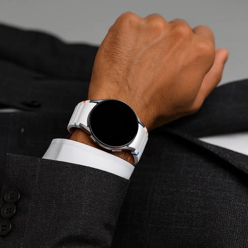 Samsung Galaxy Watch 4 44mm Wave bandje (wit)