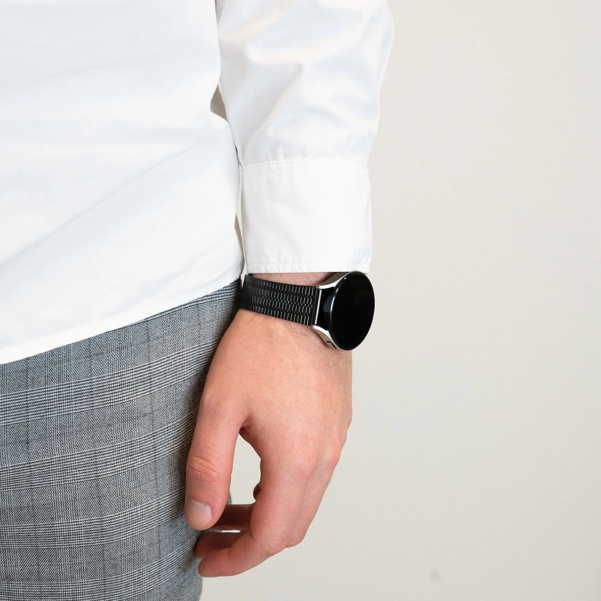 Adjustable Steel Strap, black, lifestyle photo