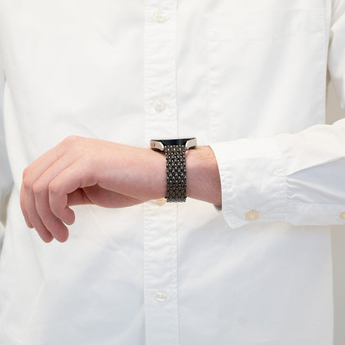 Bandz Huawei Watch GT 7 Pro stalen band 'Dragon' (zwart)