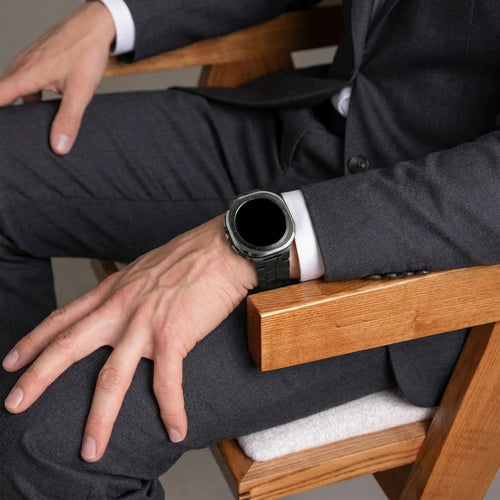 Samsung Galaxy Watch Ultra 2 iron' titanium band (zwart)