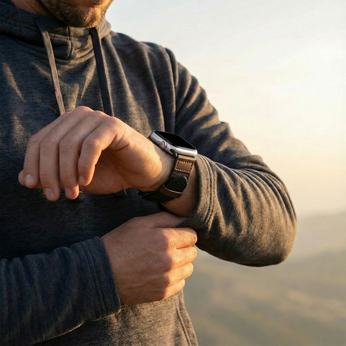 Nylon Canvas Strap, black, lifestyle photo