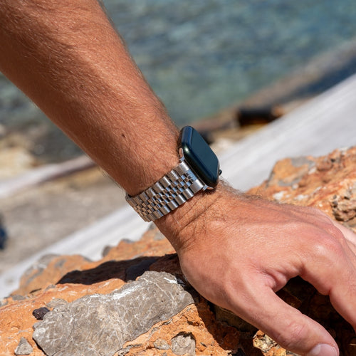 Apple Watch Ultra Jubilee stalen band (zilver)