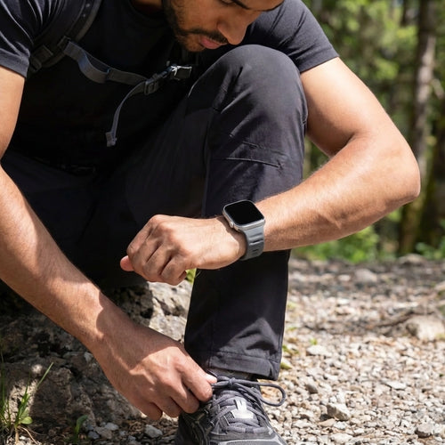 Bandz Apple Watch Ultra Silicone Strap 'Outdoor' (Dark Grey)