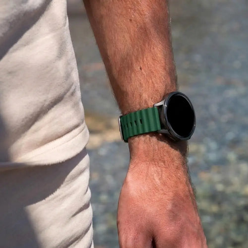 Bandz Garmin Vivoactive 4 ocean bandje 'Classic' (groen)