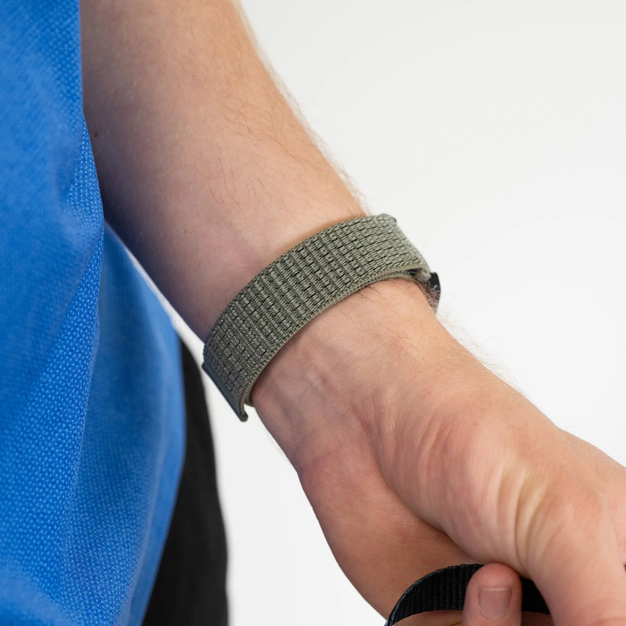 Coros Pace 3 nylon bandje (grijs-groen)