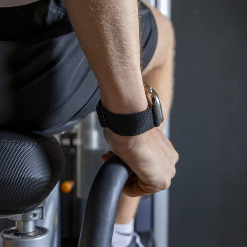 Apple Watch elastisch bandje (zwart)