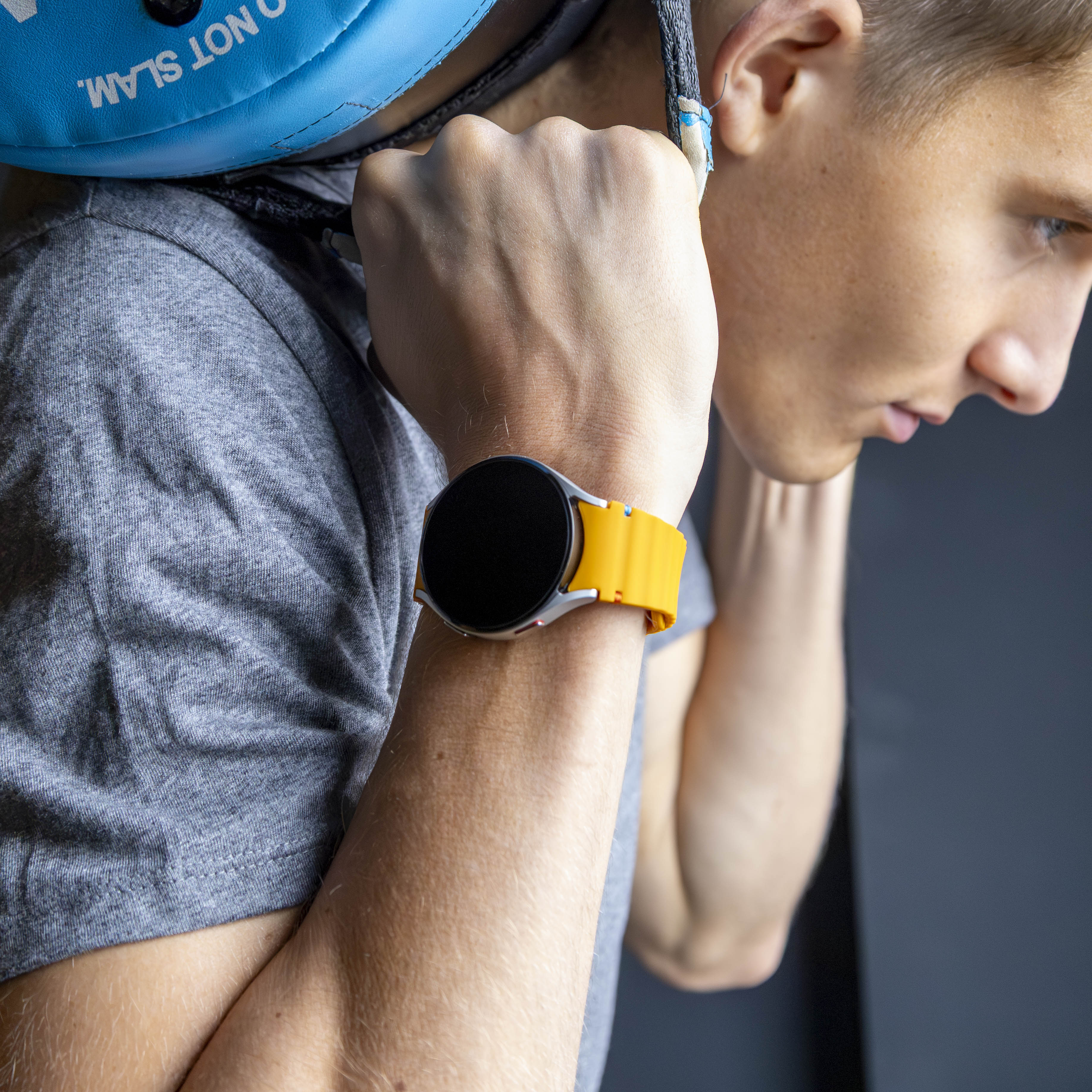 Samsung Galaxy Watch 5 Pro Wave bandje (geel)
