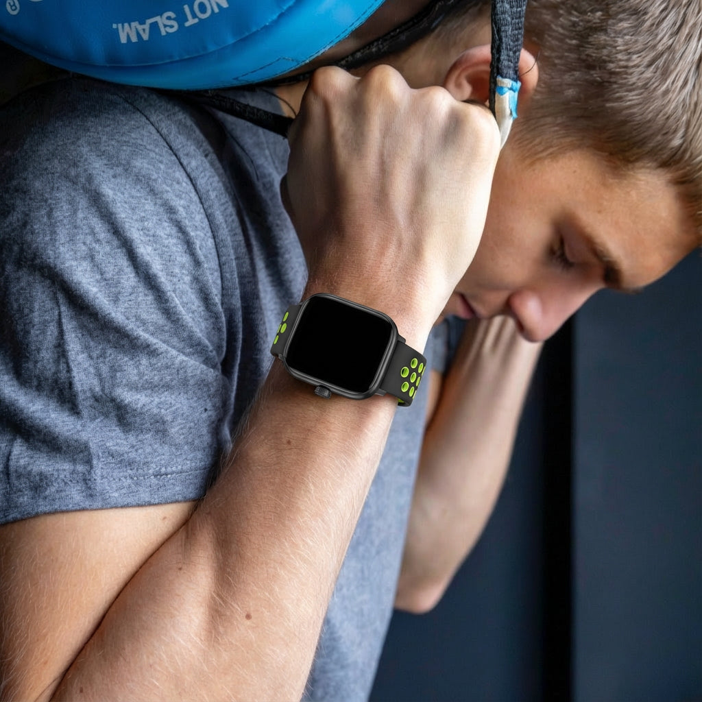 Xiaomi Smart Band 9 Pro sport bandje (zwart/lime)