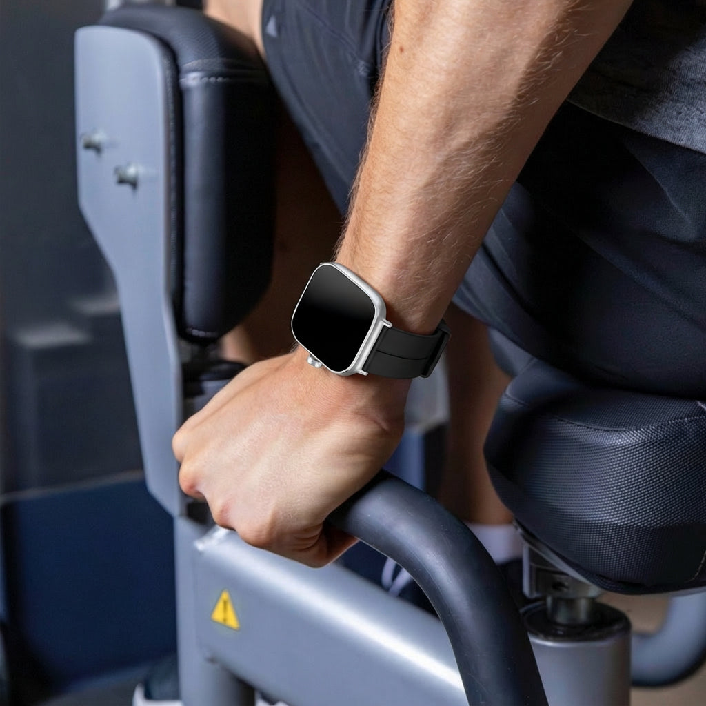 Redmi Watch 4  D-Buckle Silicone Strap (Black)