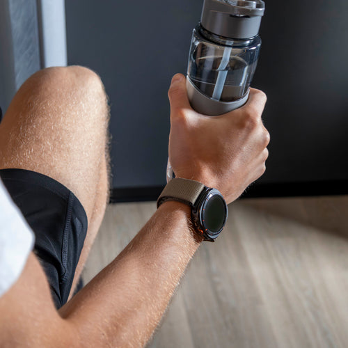 Samsung Galaxy Watch Ultra 2 Alpine nylon bandje (olijfgroen)