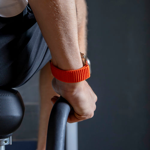 Wave Nylon Strap, orange, lifestyle photo