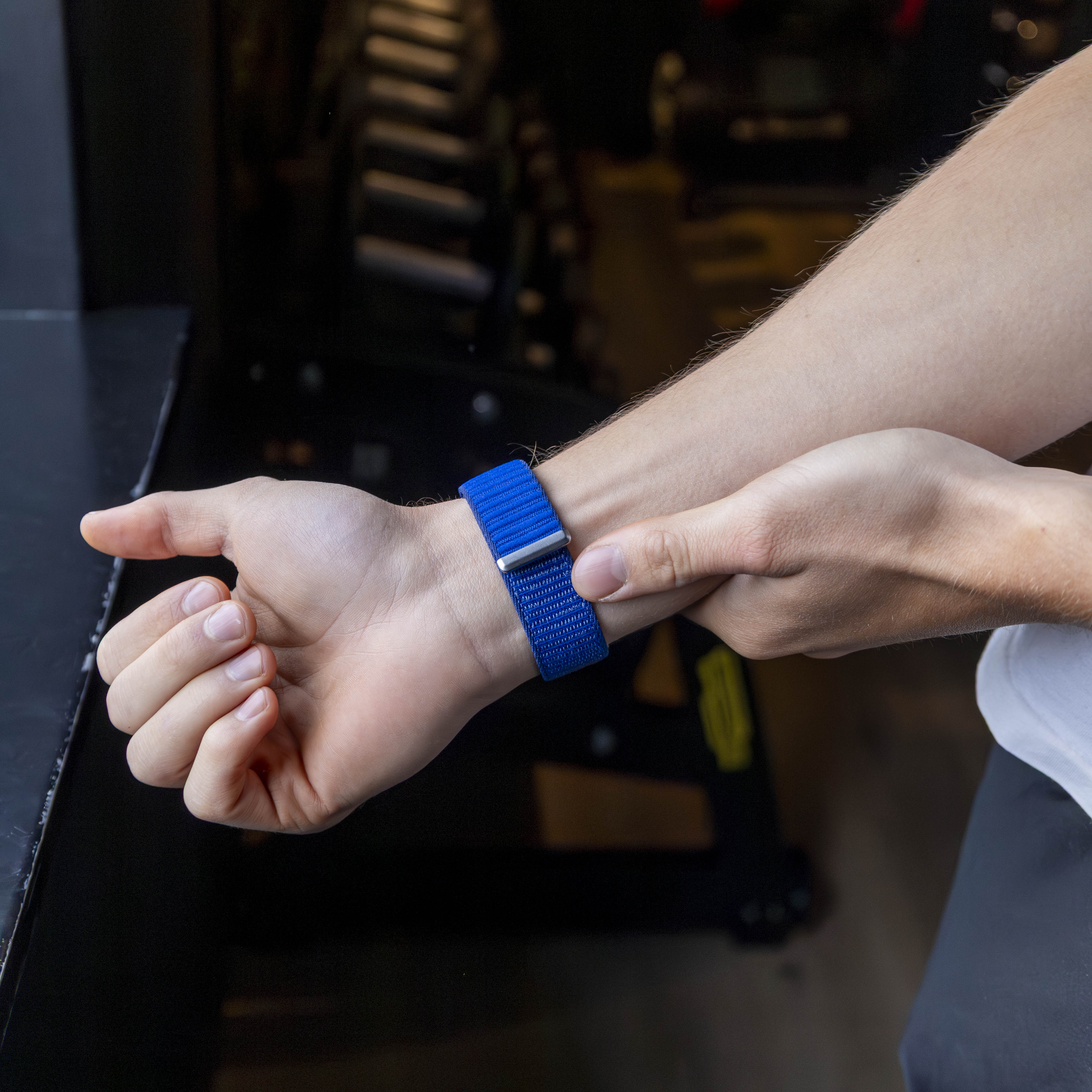 Apple Watch Ultra Wave Nylon Strap (Royal Blue)