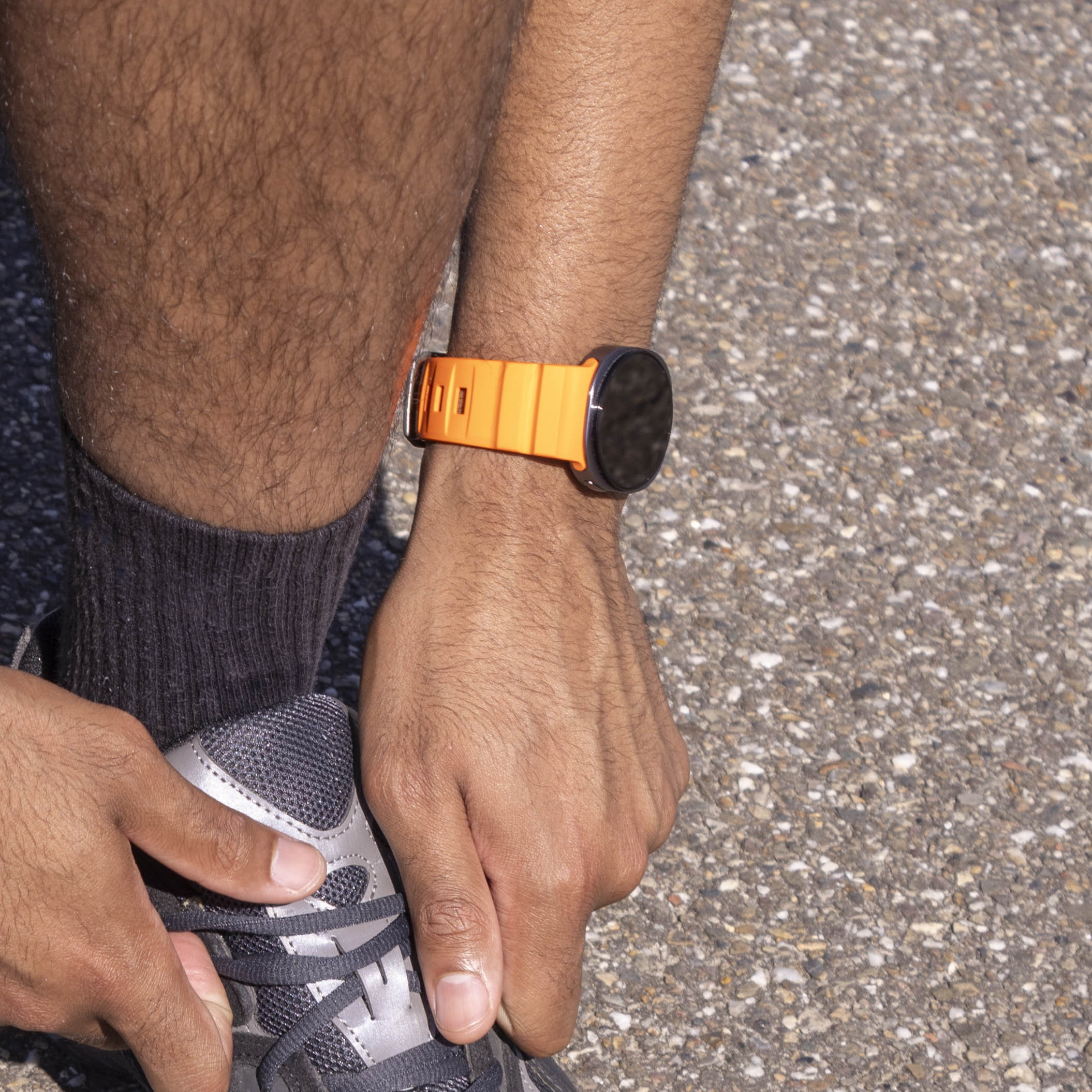 Samsung Galaxy Watch 8 - 44mm extreme silicone band (oranje)