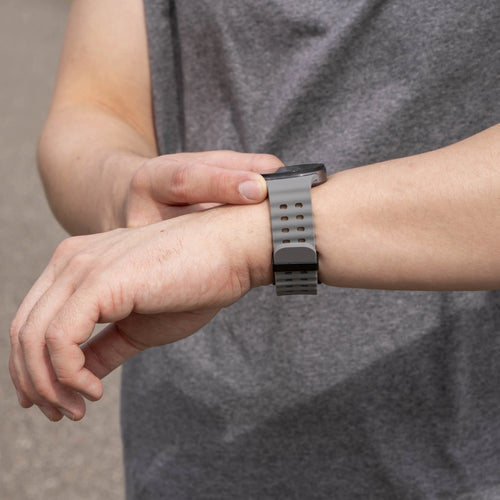 Silicone Ocean Strap, grey, lifestyle photo