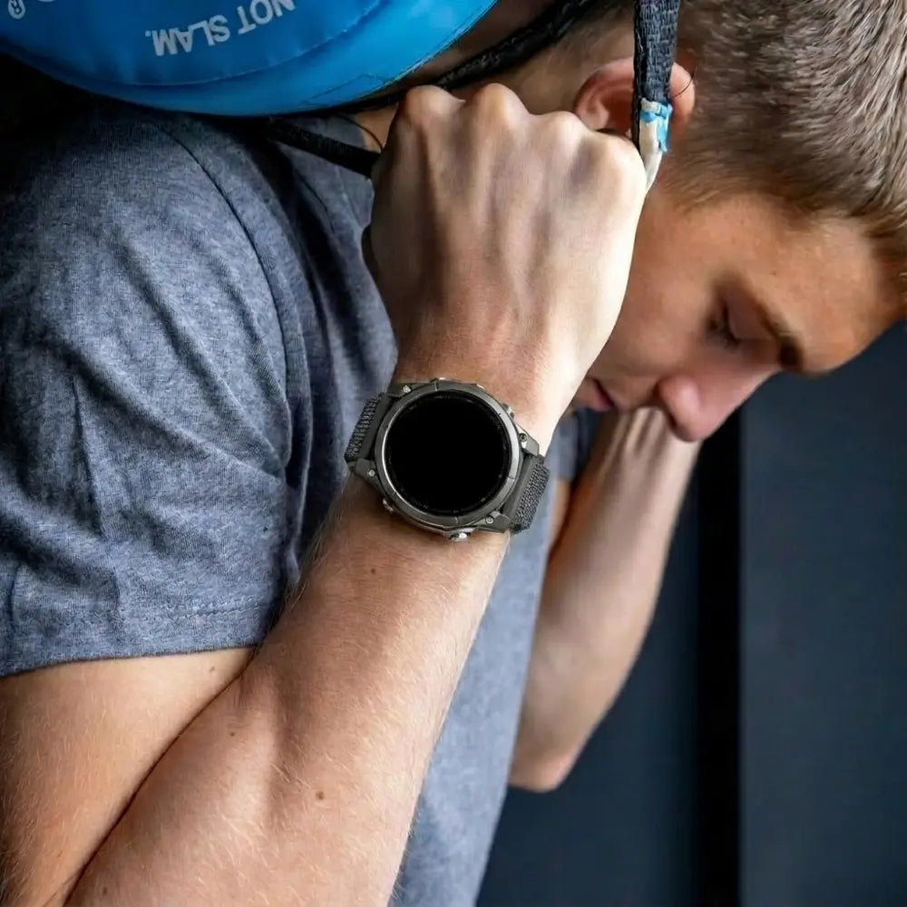 Garmin Fenix 8 - 47mm Premium Nylon Strap (Dark Grey)
