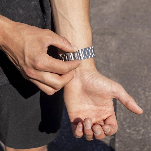 BALR Polar Pacer stalen band (zilver)