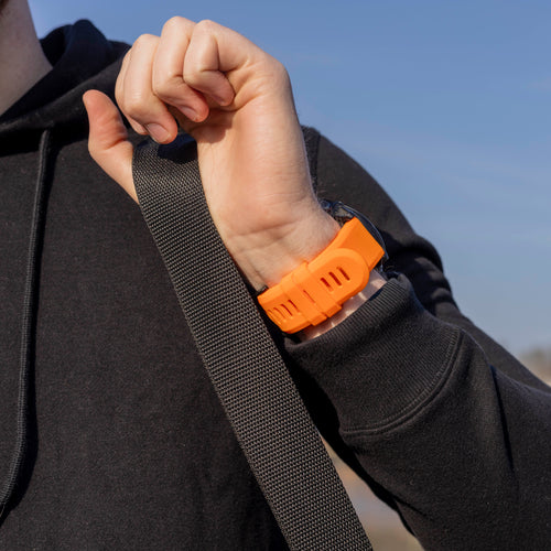 Garmin Quatix 3 / 6x / 7x Solar siliconen bandje (oranje)