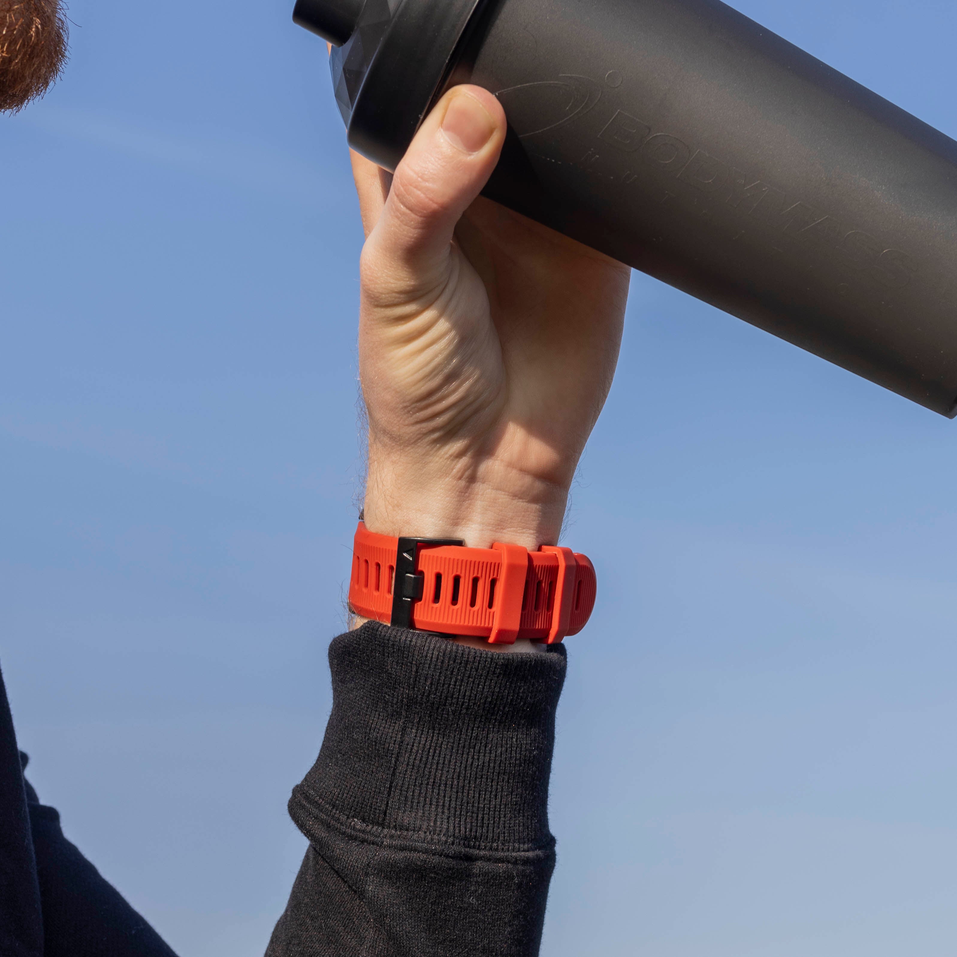 Garmin Enduro 1 / 2 / 3 siliconen bandje (rood)