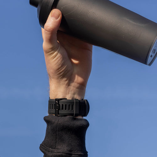 Garmin Quatix 3 / 6x / 7x Solar Silicone Strap (Black)