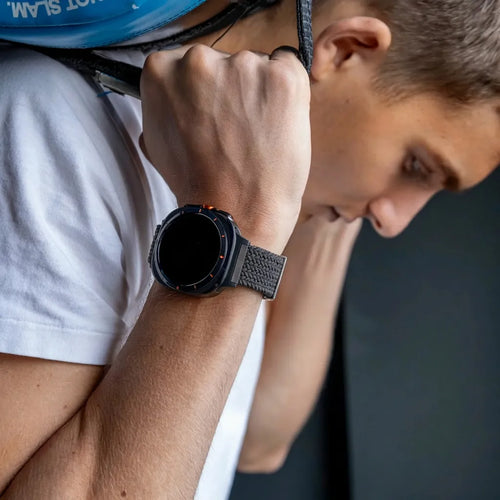 Samsung Galaxy Watch Ultra 2 Braided Nylon Strap (Dark Grey)