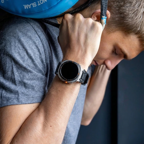 Samsung Galaxy Watch Ultra 2 Silicone Strap 'Explorer' (Black with Black)