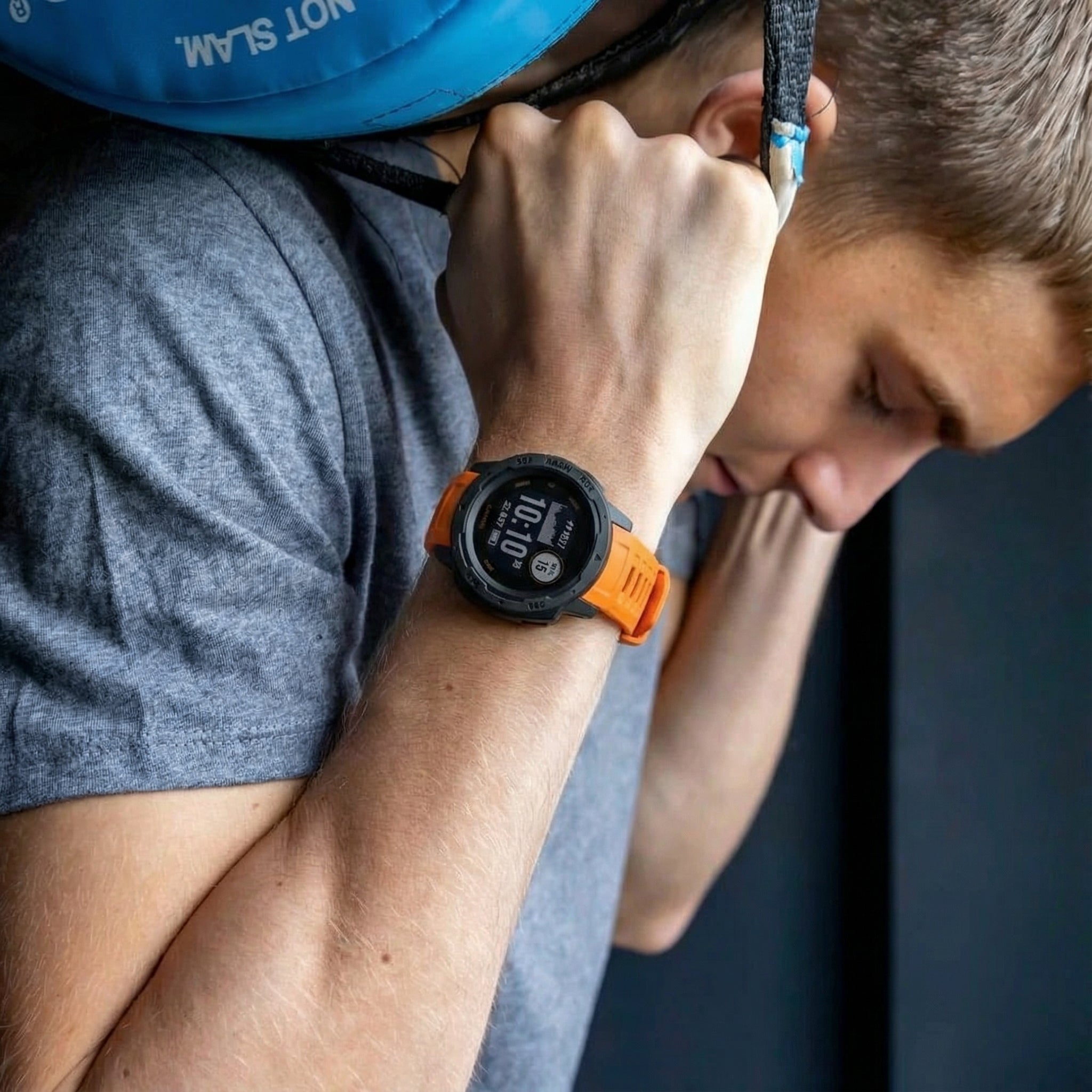 Garmin Instinct 1/2 Silicone Strap (Orange)