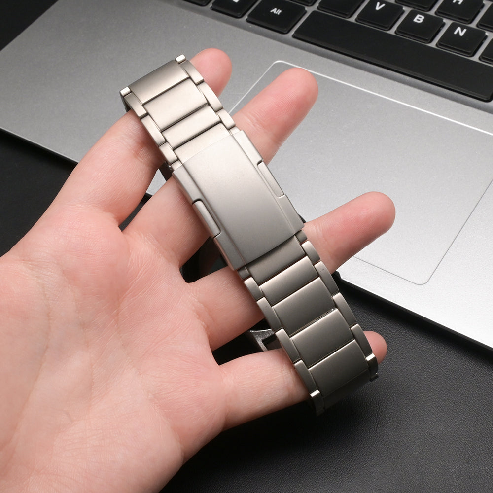 Google Pixel Watch 4 - 45mm titanium band (zilver)