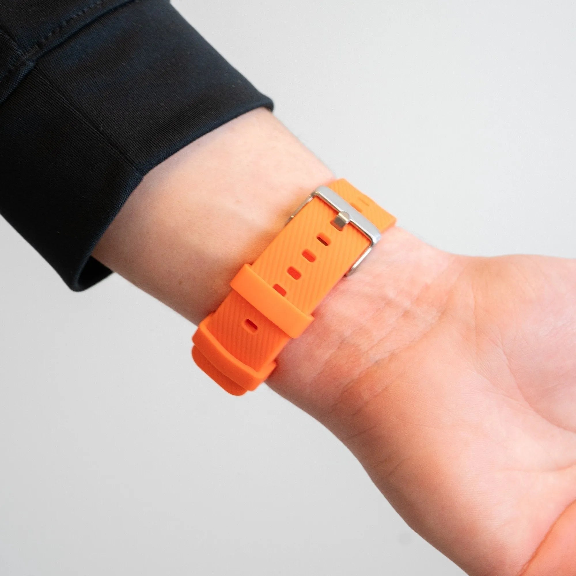 Bandz Oppo Watch X2 Silicone Strap 'Deluxe' (Orange)