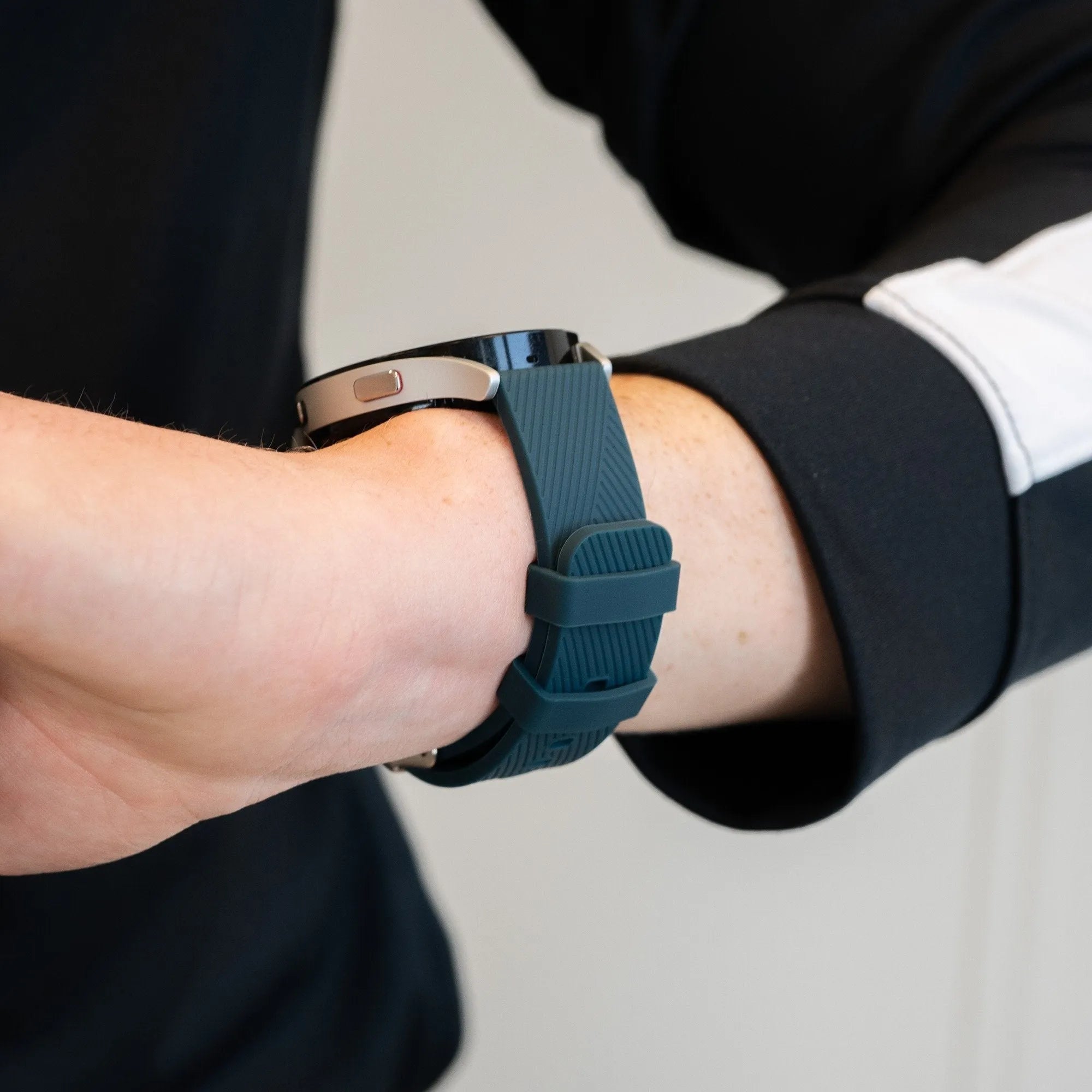 Bandz Suunto 5 Peak siliconen band 'Deluxe' (donkergroen)