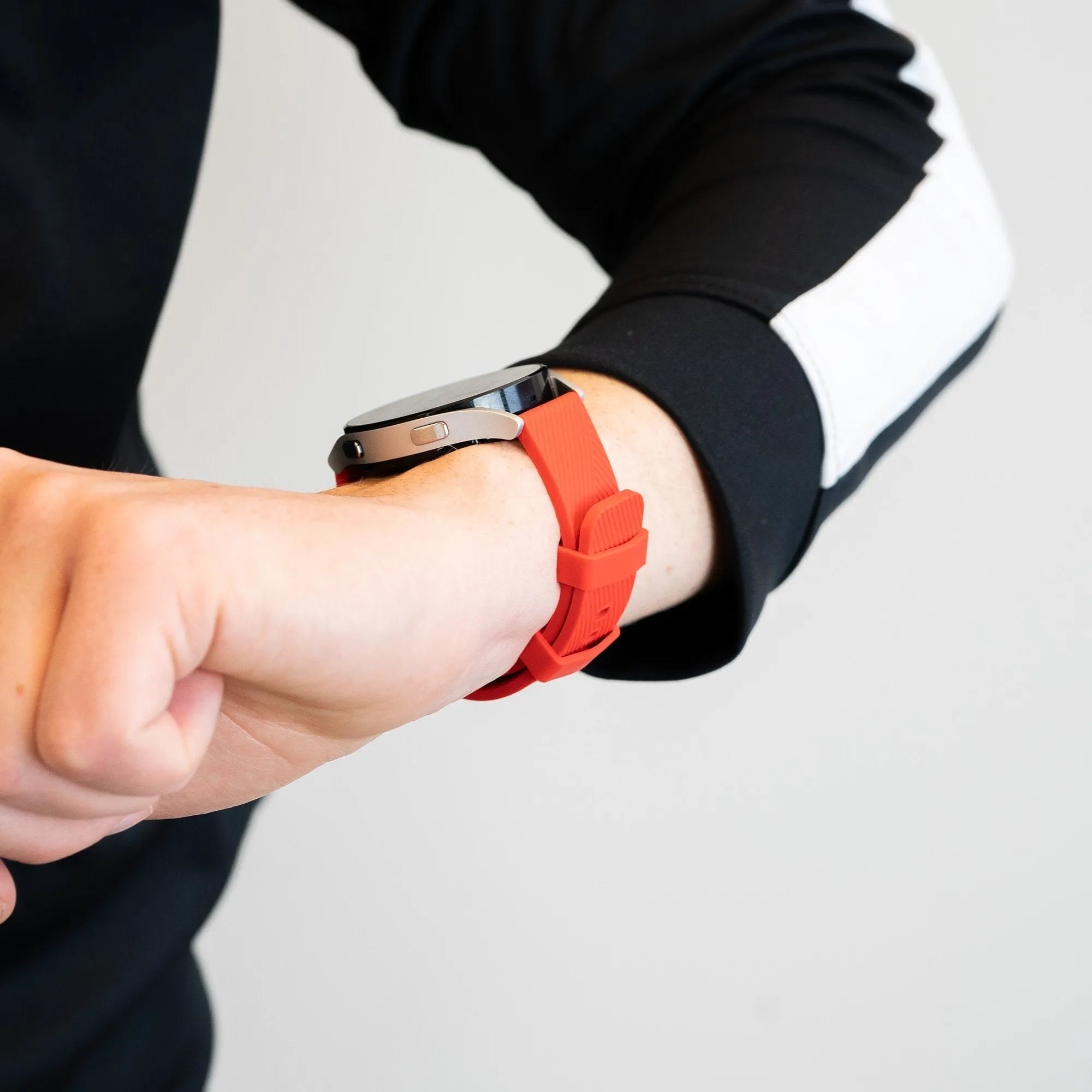 Bandz Suunto Race 2 Silicone Strap 'Deluxe' (Red)