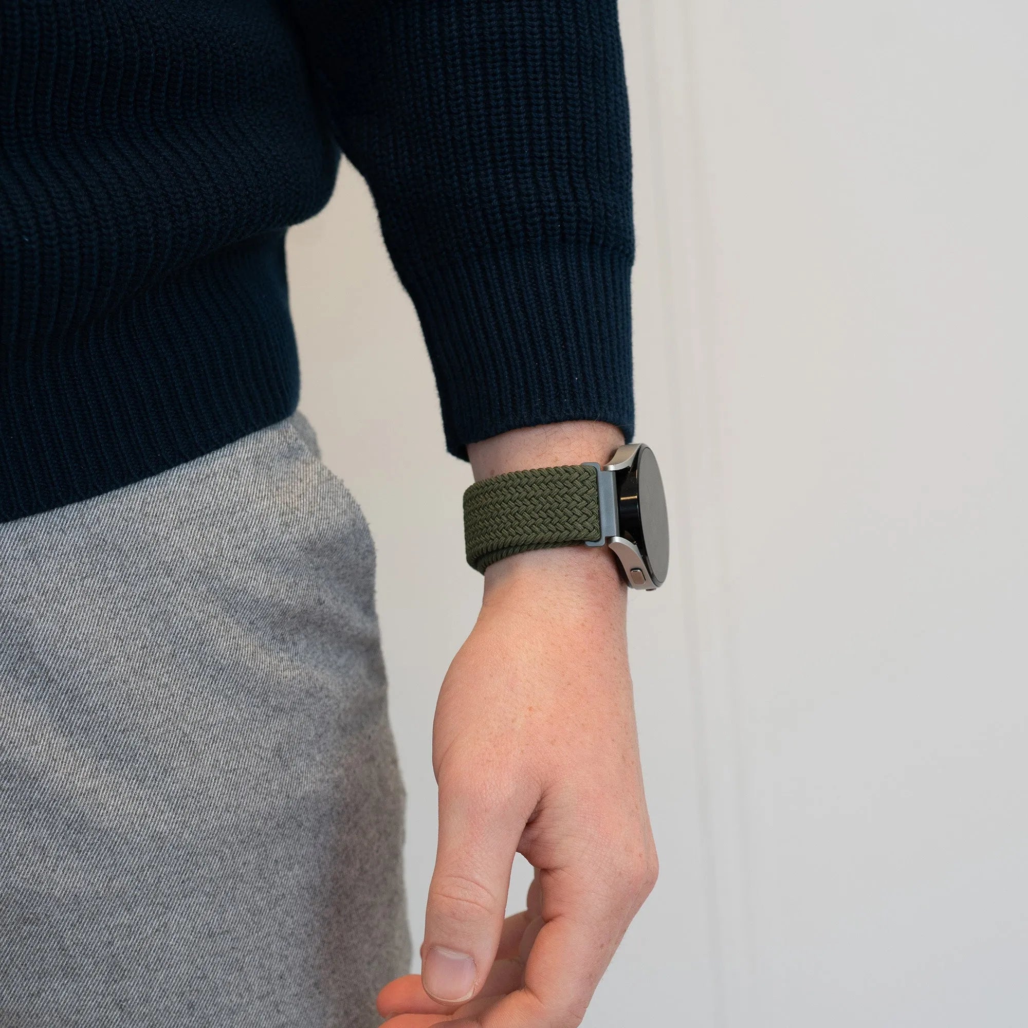 Bandz Coros Apex 2 Pro Woven Nylon Strap (Olive Green)
