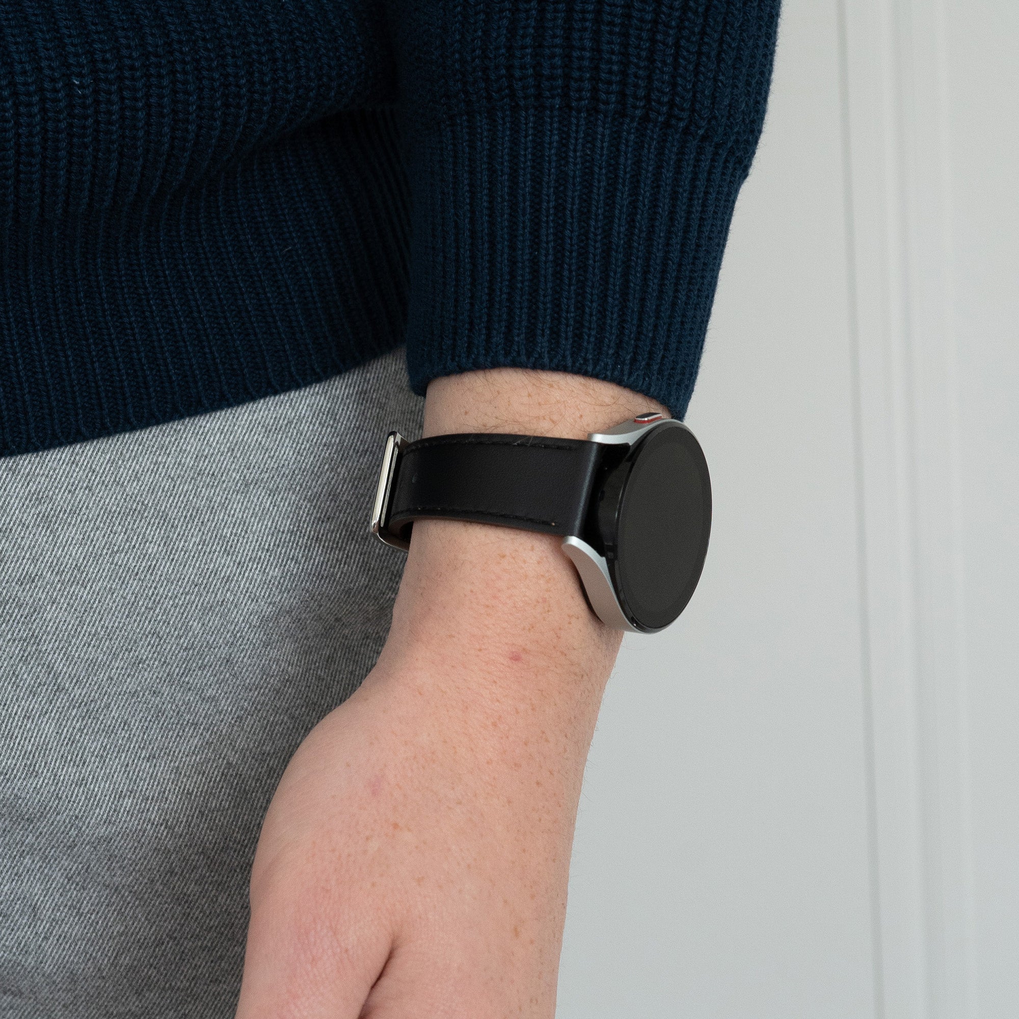 Bandz CMF Watch 3 Pro lederen band 'Deluxe' (zwart)