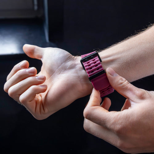 Samsung Galaxy Watch Ultra 2 Ocean bandje (wijnrood)