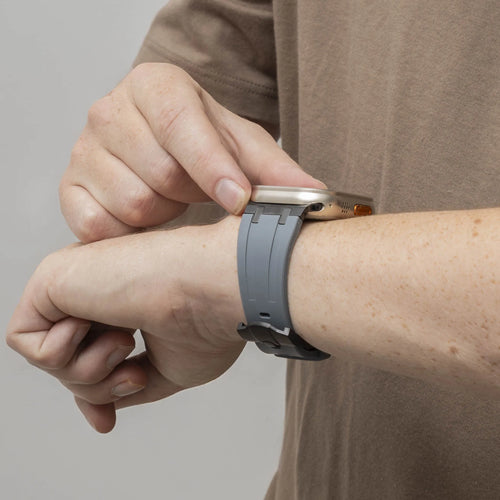 Luxury Liquid Silicone Strap, lifestyle photo