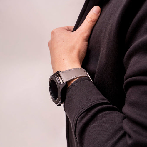 CMF Watch 3 Pro 'One Push' lederen band (grijs)